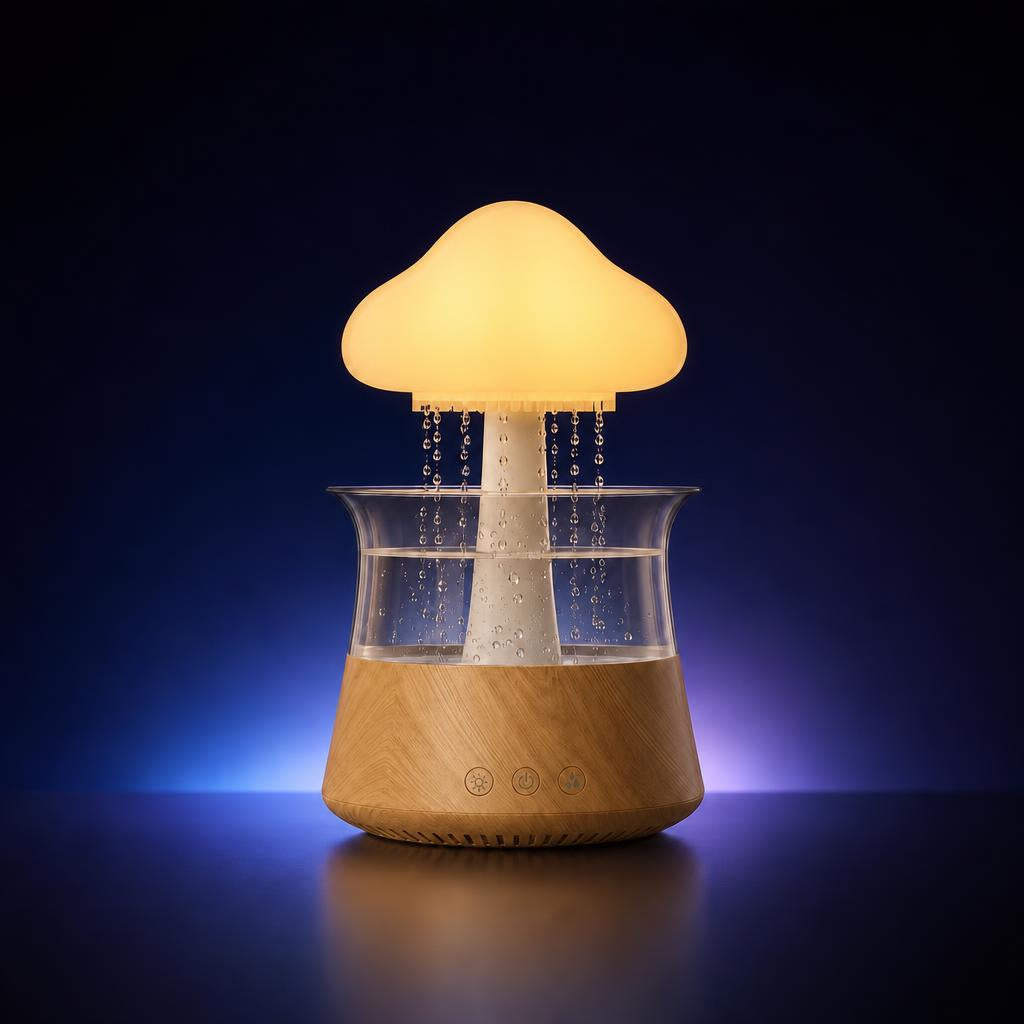 Nube con luz Ámbar