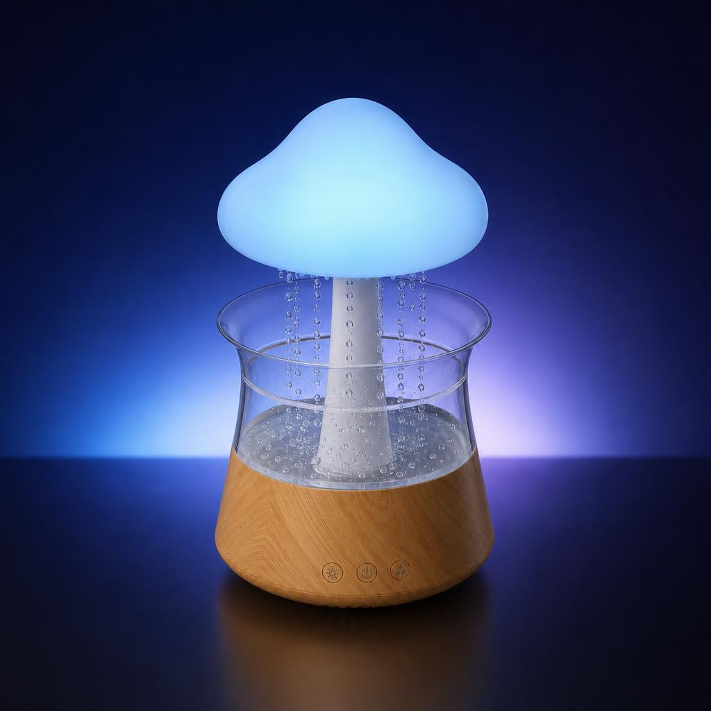 Cristal, madera y una nube que brilla